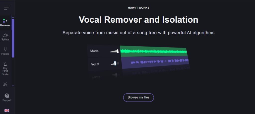 online music removal tool